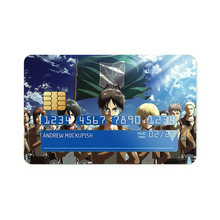 Load image into Gallery viewer, Eren yeager With Team Credit Card Skins (4-in-1 Pack)