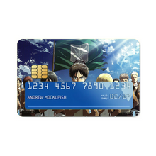 Load image into Gallery viewer, Eren yeager With Team Credit Card Skins (4-in-1 Pack)