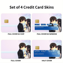 Load image into Gallery viewer, Eru Chitanda And Hōtarō Oreki Credit Card Skins (4-in-1 Pack)