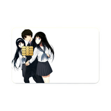 Load image into Gallery viewer, Eru Chitanda And Hōtarō Oreki Credit Card Skins (4-in-1 Pack)