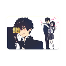 Load image into Gallery viewer, Eru Chitanda And Hōtarō Oreki Credit Card Skins (4-in-1 Pack)