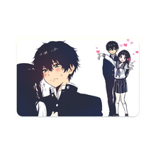 Load image into Gallery viewer, Eru Chitanda And Hōtarō Oreki Credit Card Skins (4-in-1 Pack)