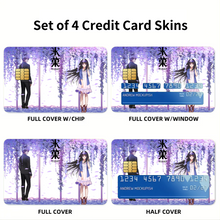 Load image into Gallery viewer, Eru Chitanda And Hōtarō Oreki Full body Credit Card Skins (4-in-1 Pack)