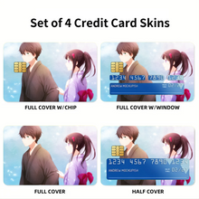 Load image into Gallery viewer, Eru Chitanda And Hōtarō Oreki Kimono Credit Card Skins (4-in-1 Pack)