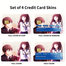 Load image into Gallery viewer, Eru Chitanda And Hōtarō Oreki Looking each other Credit Card Skins (4-in-1 Pack)