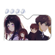 Load image into Gallery viewer, Eru Chitanda And Hōtarō Oreki Together Car Sunshade