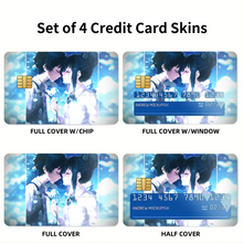 Load image into Gallery viewer, Eru Chitanda And Hōtarō Oreki Together Credit Card Skins (4-in-1 Pack)