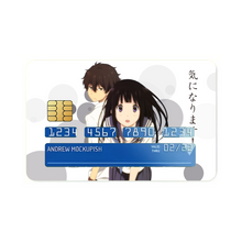 Load image into Gallery viewer, Eru Chitanda And Hōtarō Oreki Together Credit Card Skins (4-in-1 Pack)