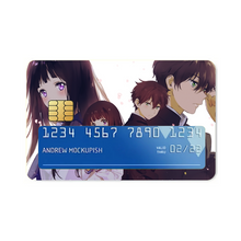 Load image into Gallery viewer, Eru Chitanda And Hōtarō Oreki Together Credit Card Skins (4-in-1 Pack)