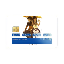 Load image into Gallery viewer, Eru Chitanda And Hōtarō Oreki under umbrella Credit Card Skins (4-in-1 Pack)