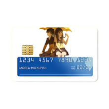 Load image into Gallery viewer, Eru Chitanda And Hōtarō Oreki under umbrella Credit Card Skins (4-in-1 Pack)