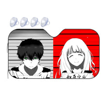 Load image into Gallery viewer, Eru Chitanda And Hōtarō Oreki Wanted Car Sunshade