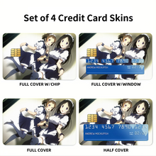 Load image into Gallery viewer, Eru Chitanda And Mayaka Ibara Maid Dress Credit Card Skins (4-in-1 Pack)