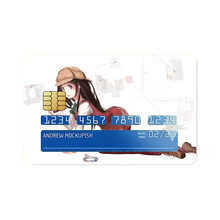 Load image into Gallery viewer, Eru Chitanda as Detective Credit Card Skins (4-in-1 Pack)