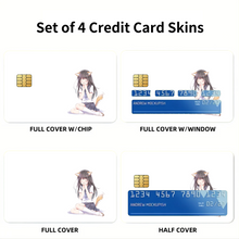 Load image into Gallery viewer, Eru Chitanda Cat Credit Card Skins (4-in-1 Pack)