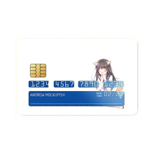 Load image into Gallery viewer, Eru Chitanda Cat Credit Card Skins (4-in-1 Pack)
