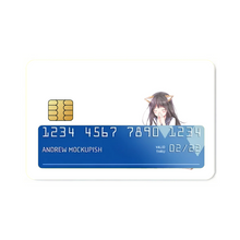 Load image into Gallery viewer, Eru Chitanda Cat Credit Card Skins (4-in-1 Pack)