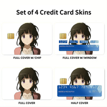 Load image into Gallery viewer, Eru Chitanda Face Credit Card Skins (4-in-1 Pack)