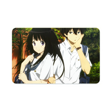 Load image into Gallery viewer, Eru Chitanda Hōtarō Oreki Faces Credit Card Skins (4-in-1 Pack)