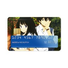 Load image into Gallery viewer, Eru Chitanda Hōtarō Oreki Faces Credit Card Skins (4-in-1 Pack)