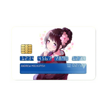 Load image into Gallery viewer, Eru Chitanda In Kimono Credit Card Skins (4-in-1 Pack)