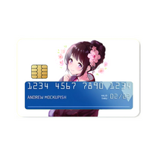 Load image into Gallery viewer, Eru Chitanda In Kimono Credit Card Skins (4-in-1 Pack)