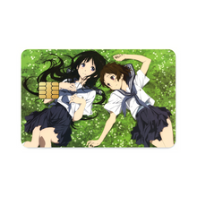 Load image into Gallery viewer, Eru Chitanda Mayaka Ibara in the garden Credit Card Skins (4-in-1 Pack)