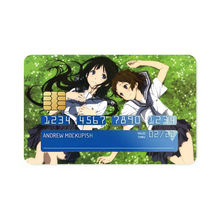 Load image into Gallery viewer, Eru Chitanda Mayaka Ibara in the garden Credit Card Skins (4-in-1 Pack)