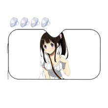 Load image into Gallery viewer, Eru Chitanda Smile Car Sunshade