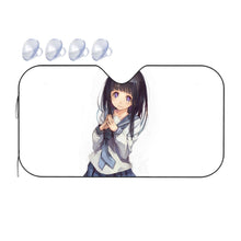 Load image into Gallery viewer, Eru Chitanda smile Car Sunshade