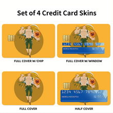 Load image into Gallery viewer, Escanor Credit Card Skins (4-in-1 Pack)