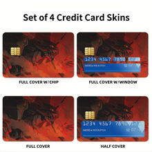 Load image into Gallery viewer, EVA 01 Credit Card Skins (4-in-1 Pack)