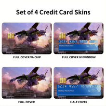 Load image into Gallery viewer, Evangelion Unit-01 in a bloody rage Credit Card Skins (4-in-1 Pack)