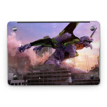 Load image into Gallery viewer, Evangelion Unit-01 in a bloody rage Macbook Skin