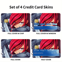Load image into Gallery viewer, Fairy Tail Erza Scarlet Credit Card Skins (4-in-1 Pack)
