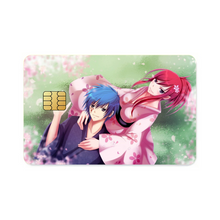 Load image into Gallery viewer, Fairy Tail Erza Scarlet, Jellal Fernandes Credit Card Skins (4-in-1 Pack)