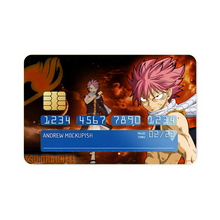 Load image into Gallery viewer, Fairy Tail Natsu Dragneel Credit Card Skins (4-in-1 Pack)