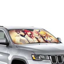 Load image into Gallery viewer, Fairy Tail Natsu Dragneel, Erza Scarlet, Gray Fullbuster, Lucy Heartfilia Car Sunshade