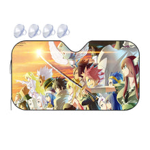 Load image into Gallery viewer, Fairy Tail Natsu Dragneel, Erza Scarlet, Gray Fullbuster, Lucy Heartfilia, Happy  Car Sunshade