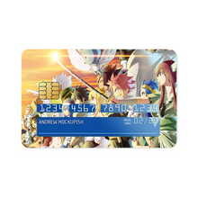 Load image into Gallery viewer, Fairy Tail Natsu Dragneel, Erza Scarlet, Gray Fullbuster, Lucy Heartfilia, Happy Credit Card Skins (4-in-1 Pack)