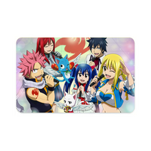 Load image into Gallery viewer, Fairy Tail Natsu Dragneel, Erza Scarlet, Gray Fullbuster, Lucy Heartfilia, Happy Credit Card Skins (4-in-1 Pack)