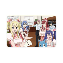 Load image into Gallery viewer, Fairy Tail Natsu Dragneel, Erza Scarlet, Gray Fullbuster, Lucy Heartfilia, Happy Credit Card Skins (4-in-1 Pack)
