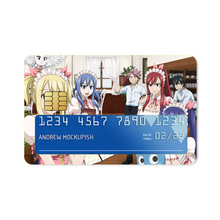 Load image into Gallery viewer, Fairy Tail Natsu Dragneel, Erza Scarlet, Gray Fullbuster, Lucy Heartfilia, Happy Credit Card Skins (4-in-1 Pack)