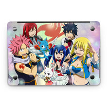 Load image into Gallery viewer, Fairy Tail Natsu Dragneel, Erza Scarlet, Gray Fullbuster, Lucy Heartfilia, Happy  Macbook Skin