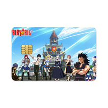 Load image into Gallery viewer, Fairy Tail Natsu Dragneel, Erza Scarlet, Gray Fullbuster, Lucy Heartfilia, Juvia Lockser Credit Card Skins (4-in-1 Pack)