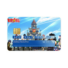 Load image into Gallery viewer, Fairy Tail Natsu Dragneel, Erza Scarlet, Gray Fullbuster, Lucy Heartfilia, Juvia Lockser Credit Card Skins (4-in-1 Pack)