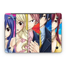 Load image into Gallery viewer, Fairy Tail Natsu Dragneel, Erza Scarlet, Gray Fullbuster, Lucy Heartfilia, Wendy Marvell  Macbook Skin