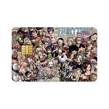 Load image into Gallery viewer, Fairy Tail Natsu Dragneel, Erza Scarlet, Lucy Heartfilia, Happy, Wendy Marvell Credit Card Skins (4-in-1 Pack)
