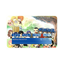 Load image into Gallery viewer, Fairy Tail Natsu Dragneel, Erza Scarlet, Lucy Heartfilia, Happy, Wendy Marvell Credit Card Skins (4-in-1 Pack)