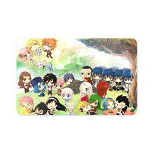 Load image into Gallery viewer, Fairy Tail Natsu Dragneel, Erza Scarlet, Lucy Heartfilia, Happy, Wendy Marvell Credit Card Skins (4-in-1 Pack)